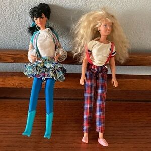 EUC Mattel Barbie 1980 Doll Lot  Hasbro Blonde 1987